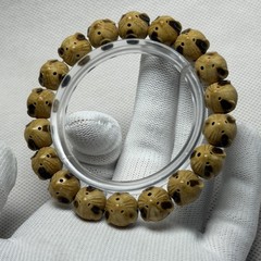 Exquisitely Crafted Purple Gold Rat-Carved Bracelet—Birthday Gift for Men