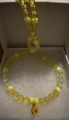 Yellow Flower Necklace