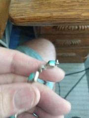 Vintage Sterling Turquoise Bracelet 7 inches Signed TO-SO Mexico 20 GRAMS