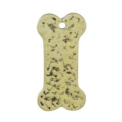 10pc Dog Bone Pendant Charm Hammered Antique Gold Tone 35mm(1 3/8″) x 17mm( 5/8″