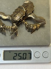 Luna Parc Bronze Earrings VB Veedra Ricky Boscarino Artisan Clip Ons Man Articul