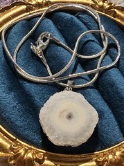Solar Quartz Stalactite Pendant with Silver Chain Necklace | Reiki•Metaphysical