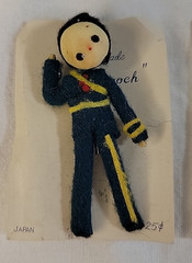 Hand Made «Doll Brooches» Set Of 3 from Japan
