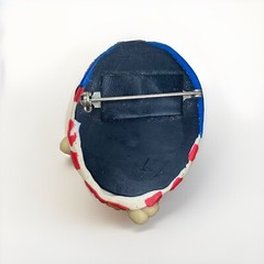 Handmade Patriotic Rottweiler Pin