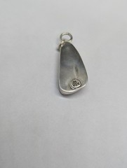 Australian Boulder Opal Artisan Hand Made Sterling Silver Pendant .A24c