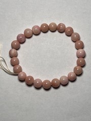 Pink Opal Beaded Bracelet Stretchable – 8 mm