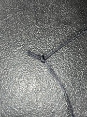 Moonstone Necklace 2in Moon Pendant Tree Details On Thin Black 30in Cord Boho