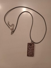 J.RR. Handcrafted Rectangle Bar Pendant Necklace
