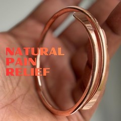 Hand Forged 100% Pure Copper Bracelet – Solid High Gauge, Stylish Health Benefit