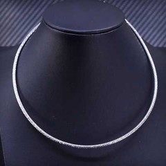 16” 3mm, vintage Italian Milor sterling silver 925 snake chain necklace