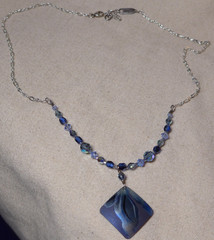 Holly Yashi Floral Necklace Pendant 20″ Adjustable Nobium 925 Sterling Silver