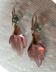 Swarovski Crystal Earrings Leaf Earrings – Gorgeous!!