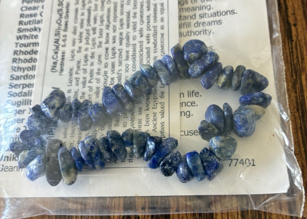Power Of Gemstones Lapis Lazuli Bracelet NEW!