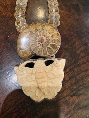 Ammonite Carved Necklace