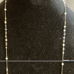 Chan Luu 17.5” Beaded Necklace Multi Stone Bronze Tone Boho Fashion Jewelry