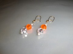 «Crystal Colors» beaded earrings