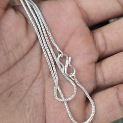 26 inch Handmade 925 Sterling Silver Necklace Chain Jewelry, Healing, Spiritual
