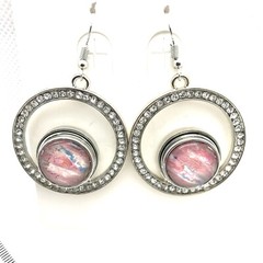 Snap earrings with handmade 20 mm snaps gingersnaps Noosa