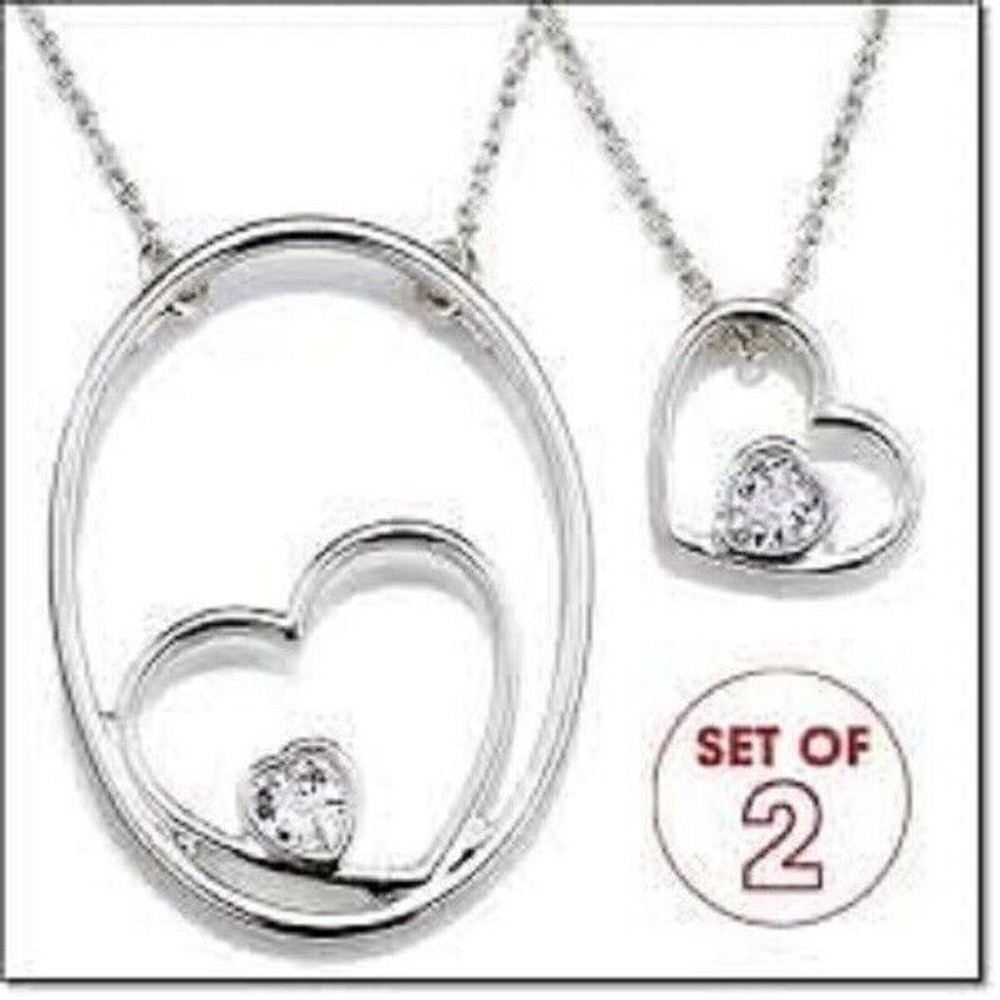 Vintage Avon Necklaces Nesting Hearts Charm New Boxed