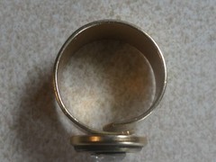 Speer 45 Auto Brass Bullet Casing Women’s Ring W/ RhineStone Size 8 ADJUSTABLE