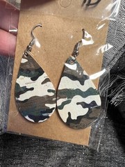 Assort GENUINE Cork On LEATHER EARRINGS HANDMADE Leaf, TearDrop, Raindrop, Charm