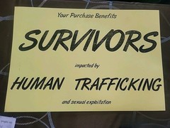 Hot Pink Tassle Earrings Made by Survivors of Human Trafficking