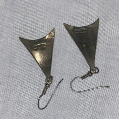 Sterling Alpaca Dangle earrings Made in Mexico