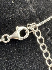 MOISSANITE Diamond 2ct Heart Shaped Heart Pendant Silver 925 Necklace