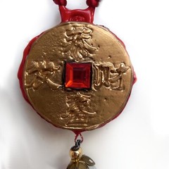 talisman women pendant necklace jewelry ethnic amulet buddhism dragon antique by