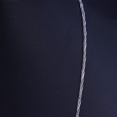 30”, VTG Italian sterling silver 925 twisted wheat chain extra long necklace