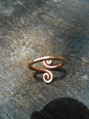 REAL COPPER RING Men Ladies Large Small Sizes Arthritis Band Viking Celtic Style