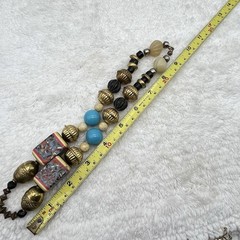 Egyptian Revival Necklace Ethnic Artisan Boho 20″