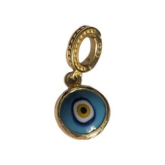 Artisan Collection Of Turkey Blue Glass 18kgos,925, Pendant/Charm,NIP