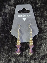 Purple Deco Handmade Jewelry Earrings Set by North Star Jewelry and More