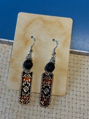 Woman’s Hand Crafted Earrings By Earth Dreams Sterling Silver 1.5 Inch