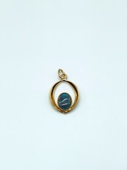 Natural Opal Handmade Jewelry- Lightning Australian Opal Doublet Pendant Necklac