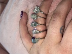 1pc ANY SIZE handmade Fluorite chip crystal ring wrapped with silver copper wire