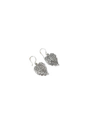 Silver Leaf Earrings, Filigree Silver Earrings, Nature Inspired Jewelry