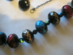 Jewelry By D Ann Hand Made Beaded Necklace And Earrings (AM-1)