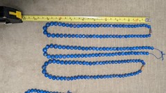 Lot of 4 Blue Lapis Lazuli beaded necklace 20 inches and 1 36 inches India