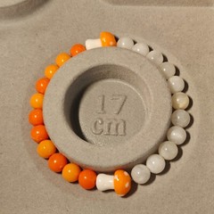 17CM Handmade 8mm bead bracelet with magic fungus #4