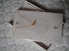 Dogeared Womens Balance Tube Bar W/ Pearl Necklace 925 in Gold Dipped