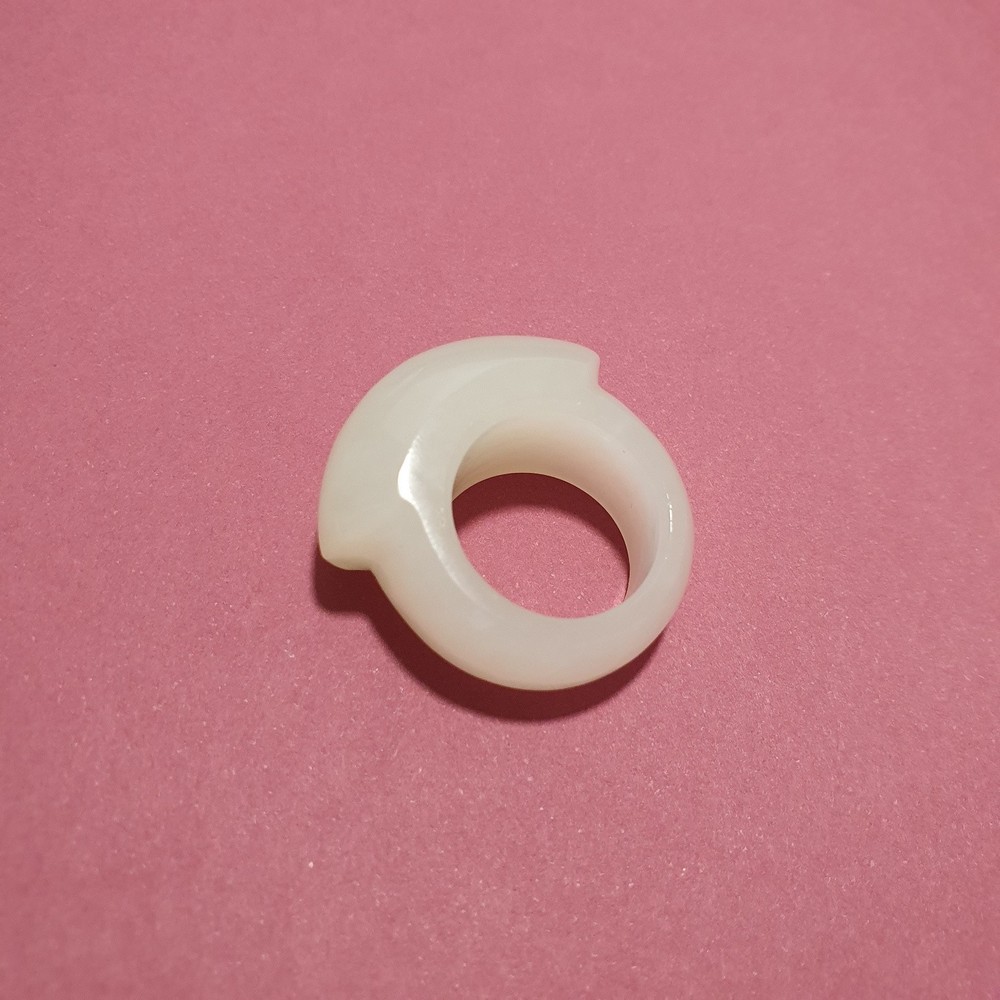 Authentic Korean Chuncheon Jade Ring / Quiet Luxury K-Jewelry