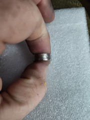 Genuine Handcrafted By Seller United States Quarter Coin Ring, Size 6.25 Wide…