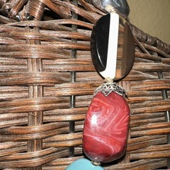 Handmade Recycled Beaded Necklace | One-of-a-Kind Statement Jewelry
