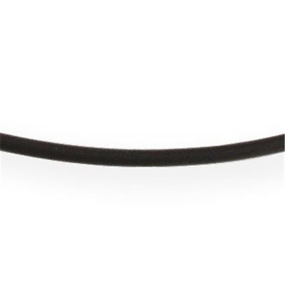 Serious Design Rubber Cord KS4. 4 mm Black Necklace 40 60 cm Collar