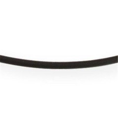 Serious Design Rubber Cord KS4. 4 mm Black Necklace 40 60 cm Collar
