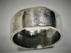 Britain Ring 50 New Pence England British Coin Ring – Hand Made in Canada