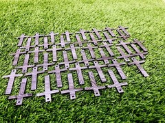 Lot of 50 -Cross Pendant Hand Forged Damascus Steel Crucifix Men Women Jesus New