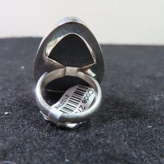 Uvarovite and Sterling Silver Ring